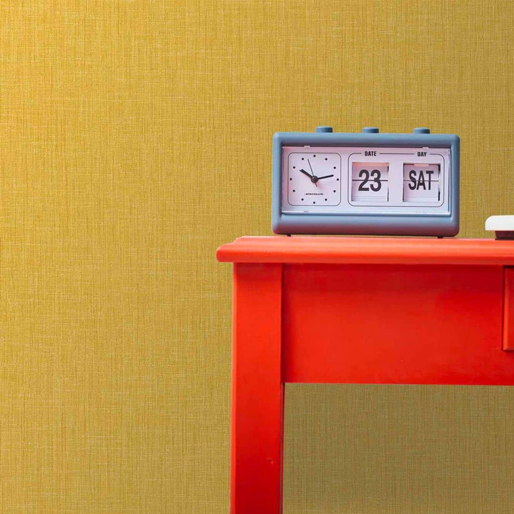 Livingwalls Vliestapete Metropolitan Stories Unitapete einfarbig gelb - WA255366