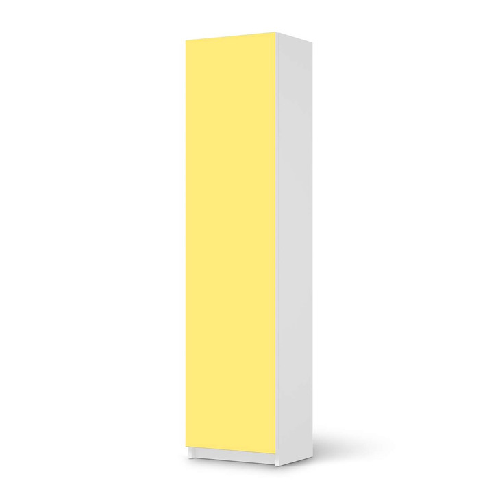 Möbelfolie IKEA Pax Schrank 201cm Höhe - 1 Tür - Gelb Light - CR116721