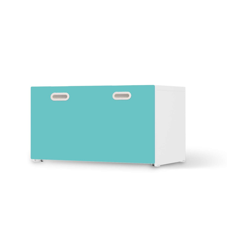 Möbelfolie IKEA Stuva / Fritids Bank mit Kasten - Türkisgrün Light - CR117775
