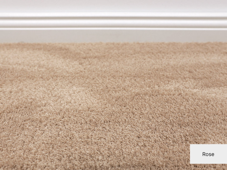 Yuki Hochflor Teppichboden Meterware in Rosé - TS497363