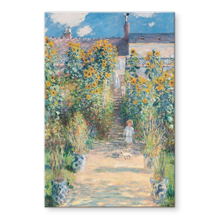 Acrylglasbild Monet - Der Garten Monets in Vétheuil - WA441280