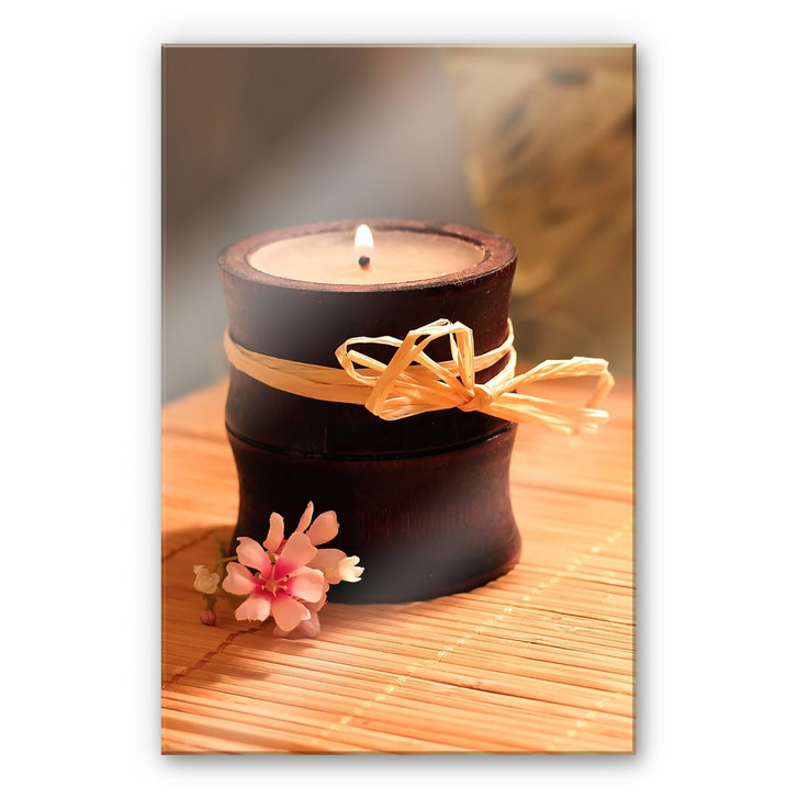 Acrylglasbild Wellness Candle - WA106888