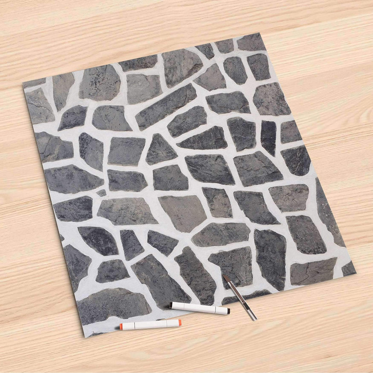 Folienbogen (60x60cm) - Steinmosaik - CR107196