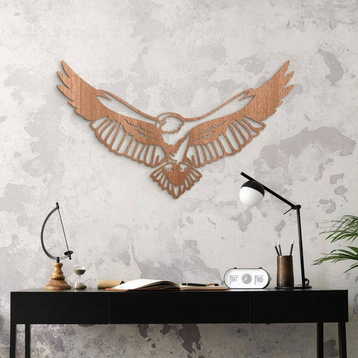 Holzkunst Mahagoni - Adler (60x35cm) - WA233700