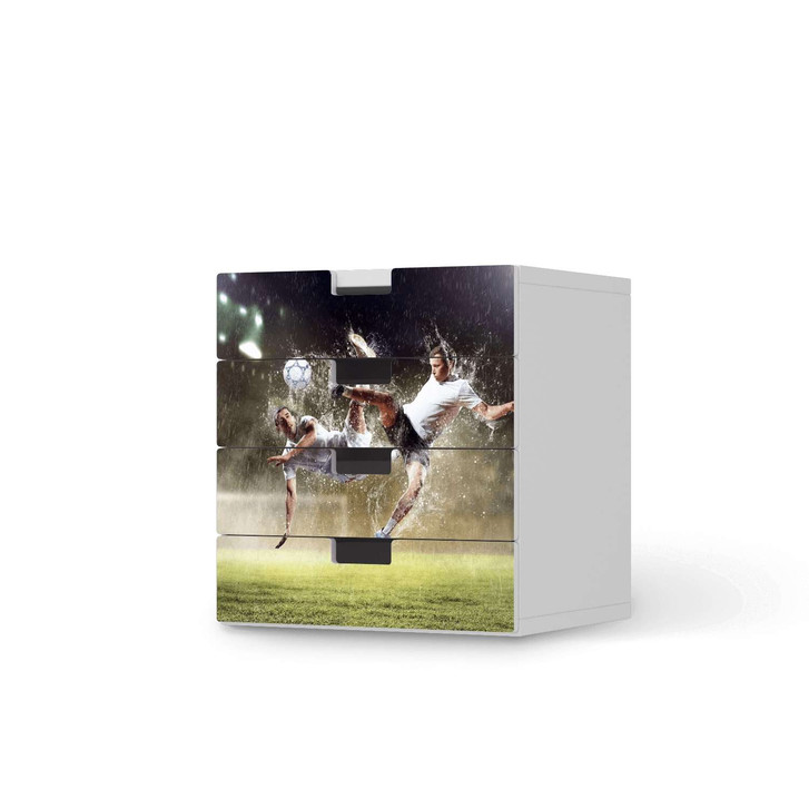 Klebefolie IKEA Stuva / Malad Kommode - 4 Schubladen - Soccer - CR112181