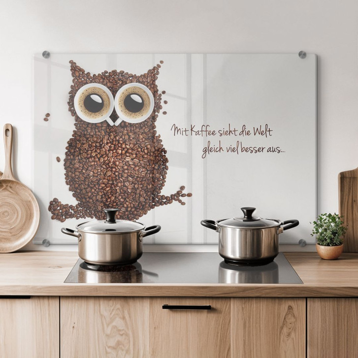 Spritzschutz Mit Kaffee sieht die Welt gleich viel besser aus - WA134925