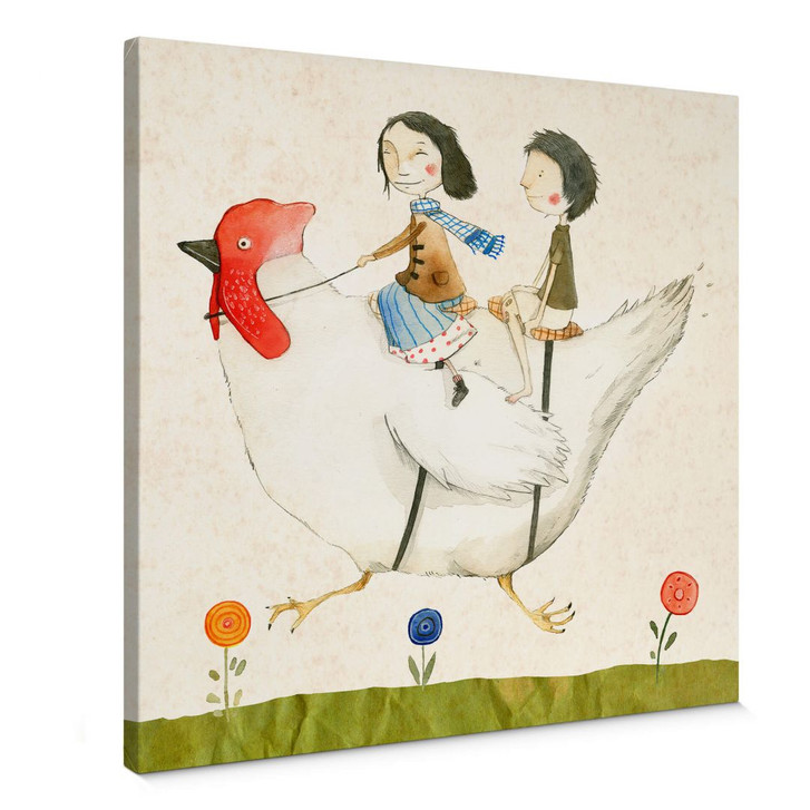 Leinwandbild Loske - Huhnreise - WA369159