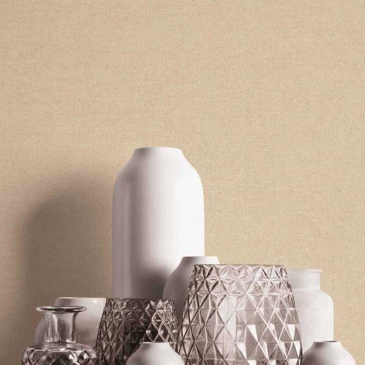 Livingwalls Vliestapete Paradise Garden Tapete Uni beige - WA264815