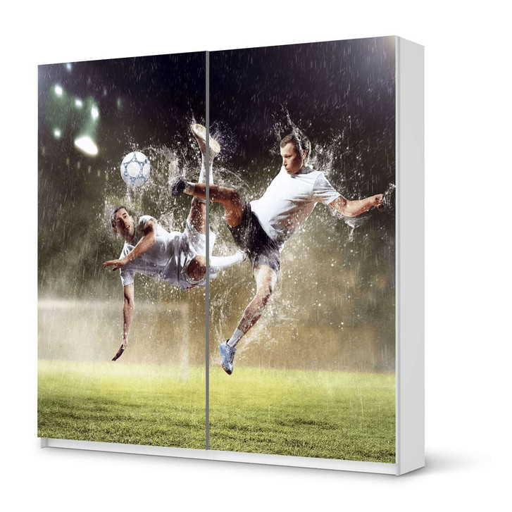 Möbel Klebefolie IKEA Pax Schrank 201cm Höhe - Schiebetür - Soccer - CR113906