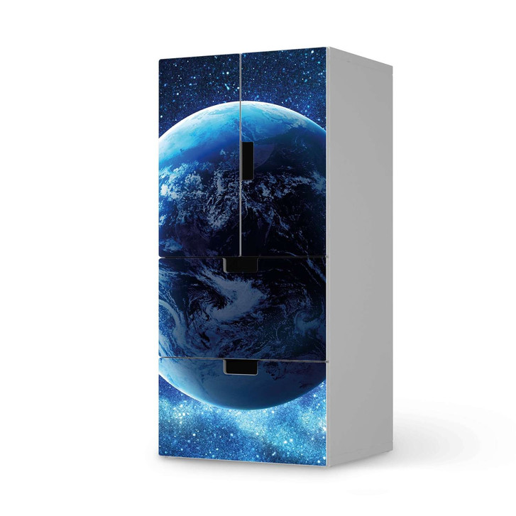 Möbelfolie IKEA Stuva / Malad - 2 Schubladen und 2 kleine Türen - Planet Blue - CR117114