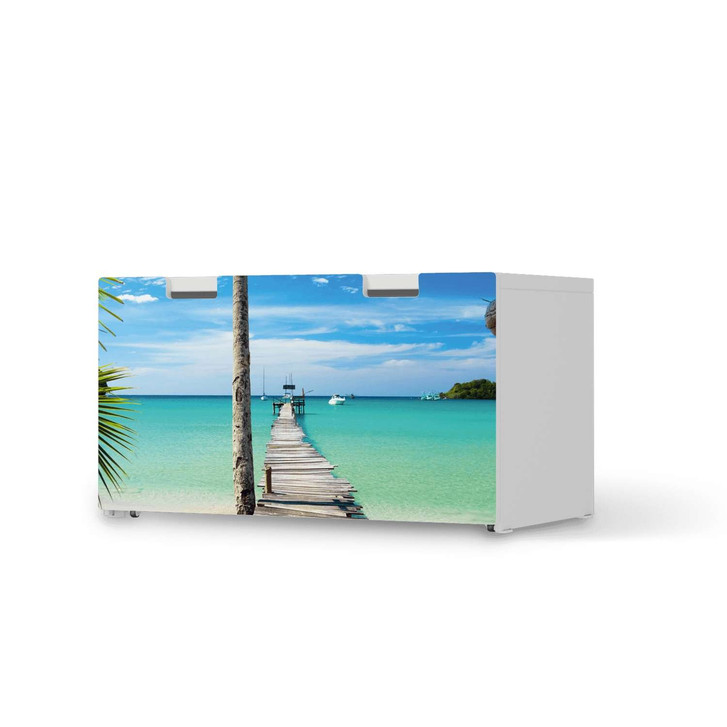 Möbelfolie IKEA Stuva / Malad Banktruhe - Blue Water - CR117293