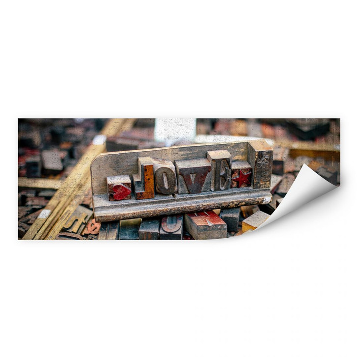 Wallprint Letternliebe - Panorama - WA185792