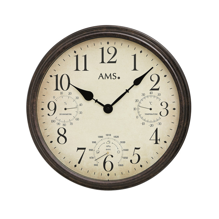 Wanduhr Aussenuhr mit Metallgehäuse - UG100661