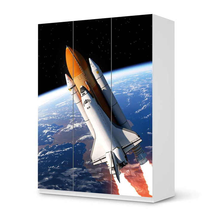 Folie IKEA Pax Schrank 201cm Höhe - 3 Türen - Space Traveller - CR105813