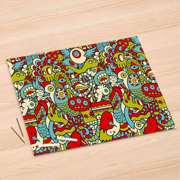 Folienbogen (120x80cm) - Monster Doodle - CR106430