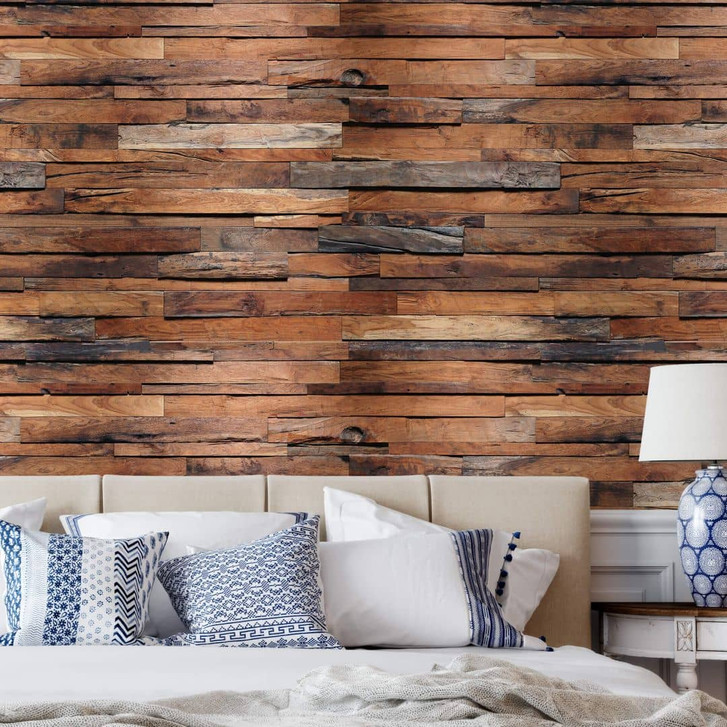 Fototapete Papiertapete Wooden Wall - WA413380