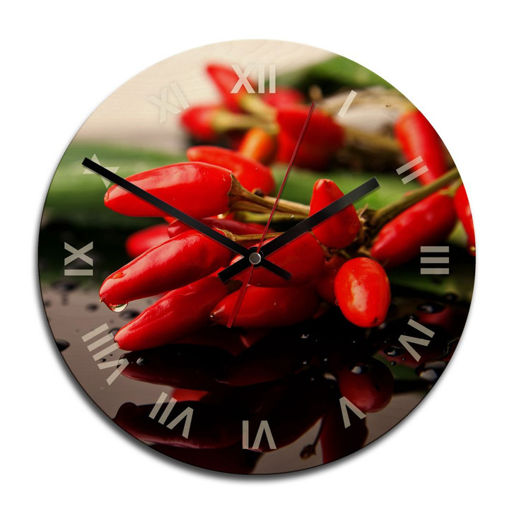 Holz-Wanduhr - Exotische Schärfe - WA245268