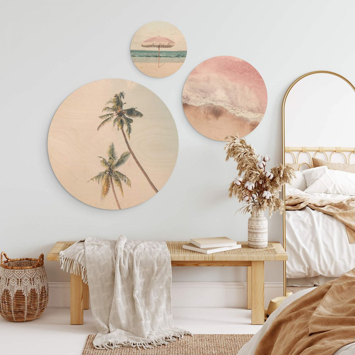 Holzbild Sisi & Seb - Sommergefühle Set - Rund (3-teilig) - WA346408