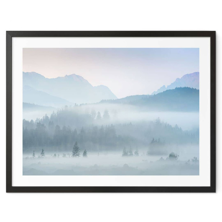Poster Neblige Waldlandschaft im Herbst - Eisenmann - WA448003