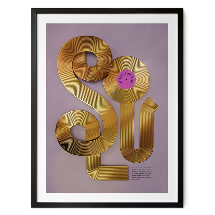 Poster Soul trifft auf Vinyl - Musik für die Seele - Harrison - WA433225