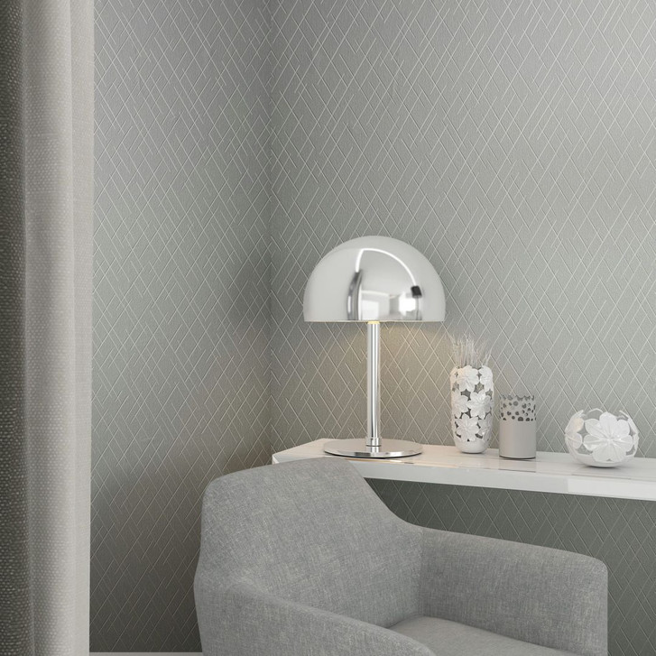 Vliestapete mit geometrischen Rauten grau Grafisch - WA508744