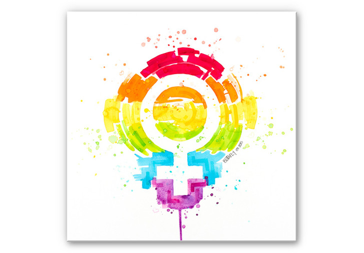 Wandbild Buttafly - Social Movement - Female - WA191805