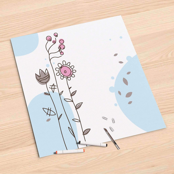 Folienbogen (60x60cm) - Flowers 3 - CR107076