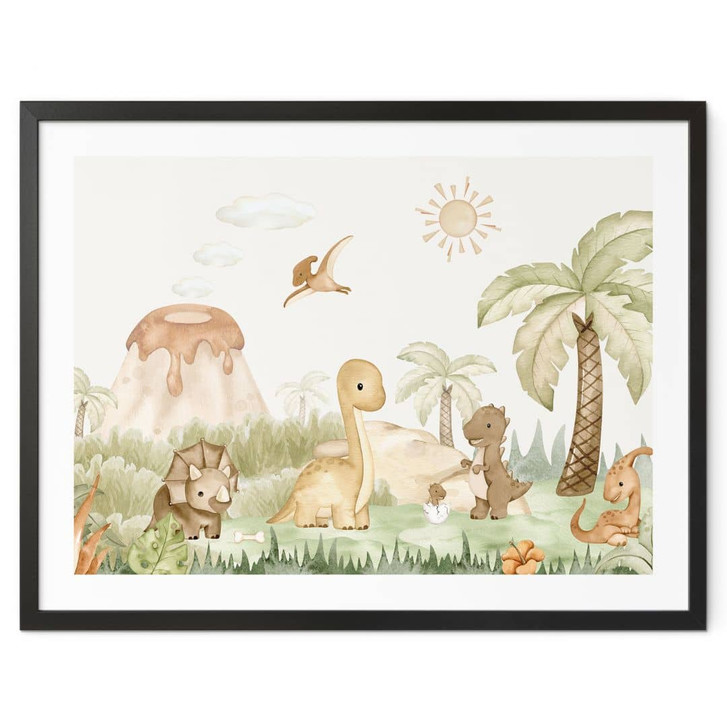 Kinderposter Kleine Dinos auf grosser Entdeckungsreise - Oliver Robins - WA433396