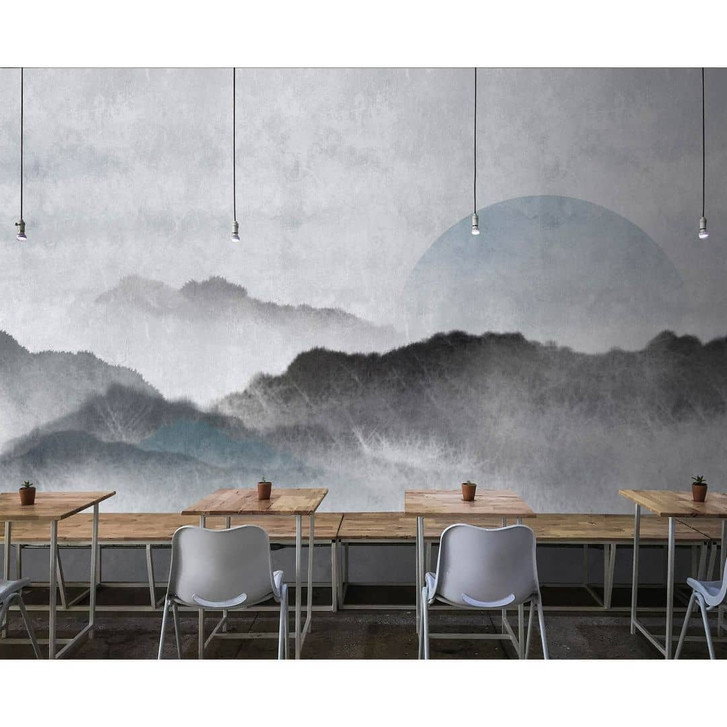Livingwalls Fototapete Walls by Patel 3 Akaishi 2 grau, blau - WA335821