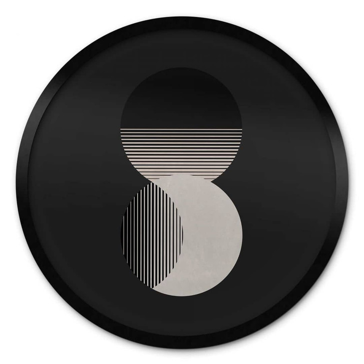 Poster Orara Studio - Mond und Sonne - Rund - WA337976