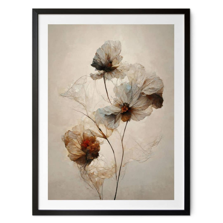 Poster Trockenblumen - Eleganz der Vergänglichkeit - Treechild - WA451774