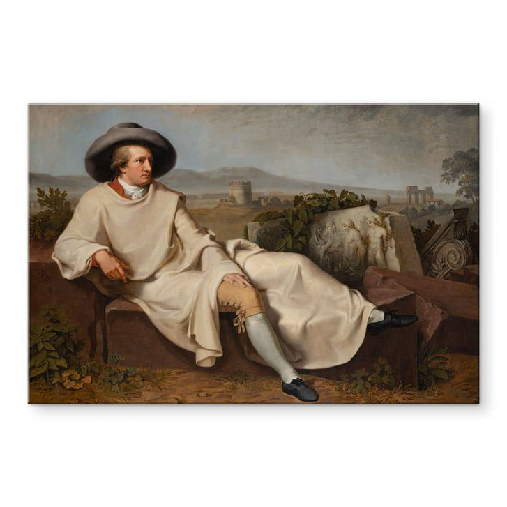 Acrylglasbild Tischbein - Goethe in der römischen Campagna - WA458265