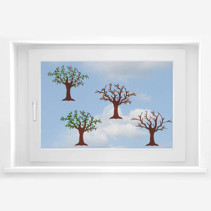 Fensterbild Vier Jahreszeiten - WA117745