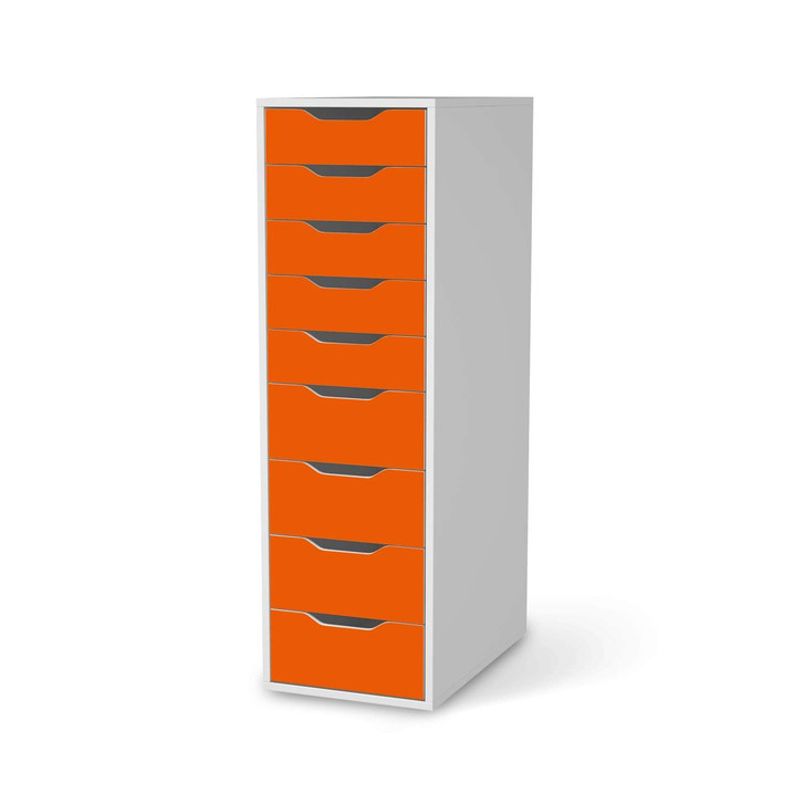 Folie IKEA Alex 9 Schubladen - Orange Dark - CR105280