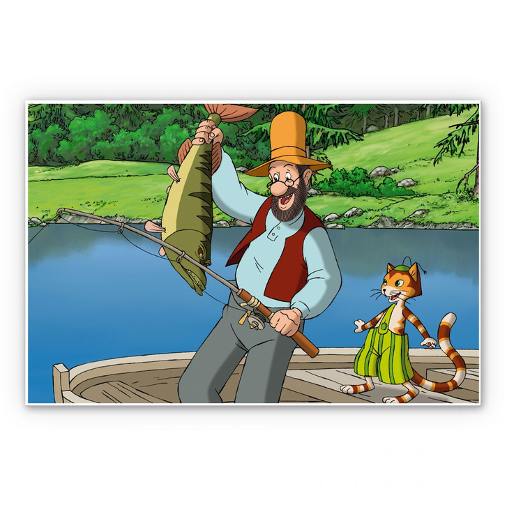 Hartschaumbild Pettersson und Findus - Erfolgserlebnis - WA130602