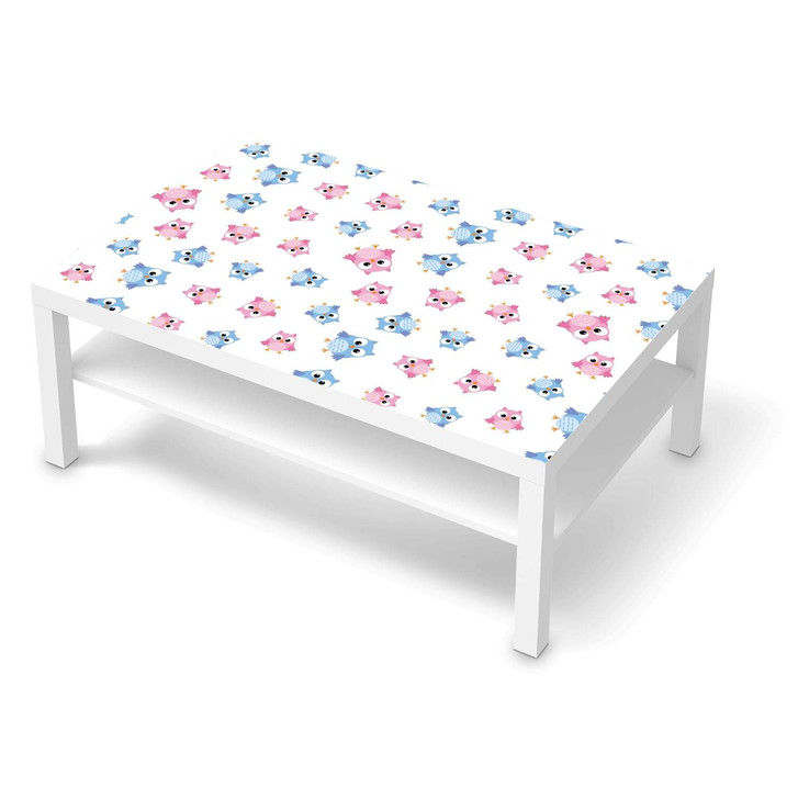 Klebefolie IKEA Lack Tisch 118x78cm - Eulenparty - CR111478