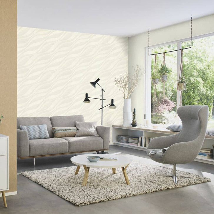 Unitapete, Vliestapete Sky Lounge gold - WA428711