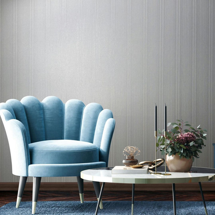 Vliestapete in Weiss Streifen und Linien Tapete Streifen Klassisch - WA451403