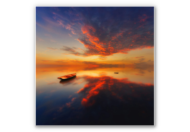 Wandbild Krol - Ein leuchtender Sonnenuntergang - quadratisch - WA193334