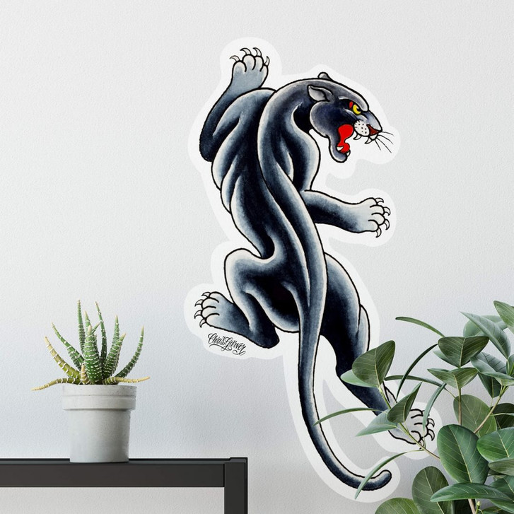 Wandsticker Miami Ink Black Panther - WA201567