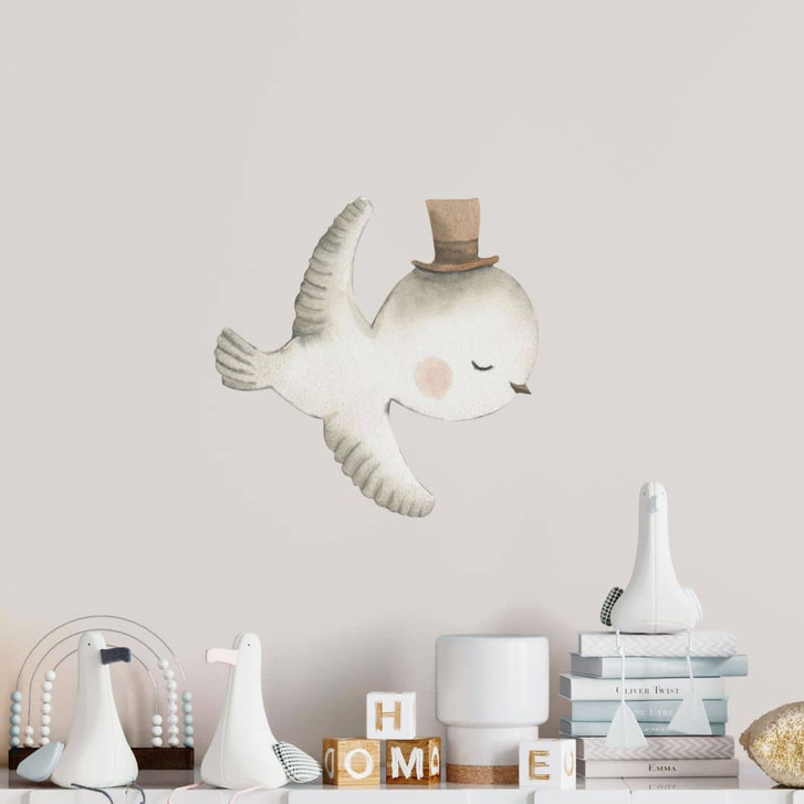 Wandtattoo Vogel mit Zylinder - WA472320