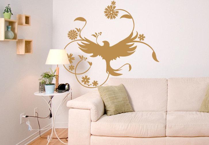 Wandtattoo Zauberhafter Vogel - CG10135