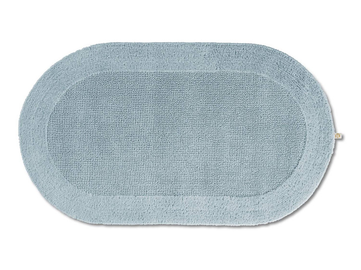Exquisit Badteppich Oval Wunschmass in Aquamarin 400 - TS420041