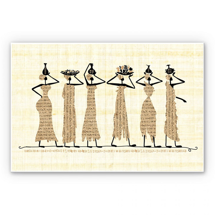 Hartschaumbild Ägyptische Frauen - WA131504
