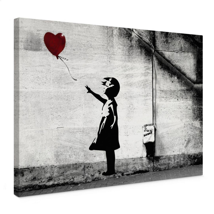 Leinwandbild Banksy - Girl with balloon - WA459992