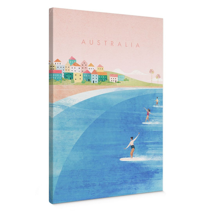Leinwandbild Surfen an der Küste Australiens - Rivers - WA426844