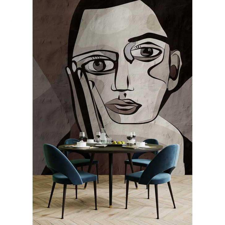 Livingwalls Fototapete Walls by Patel 3 Think Tank 2 braun, grau, schwarz - WA328064