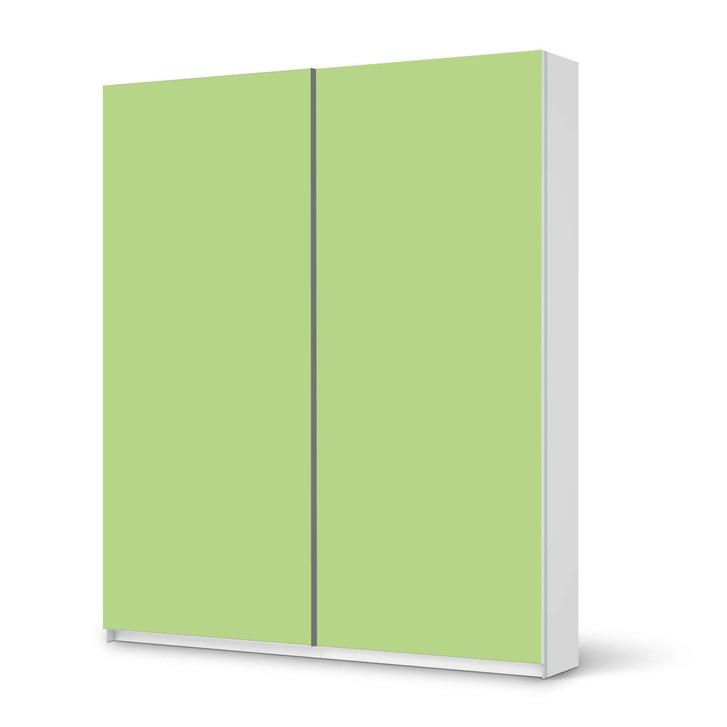 Möbelfolie IKEA Pax Schrank 236cm Höhe - Schiebetür - Hellgrün Light - CR116989