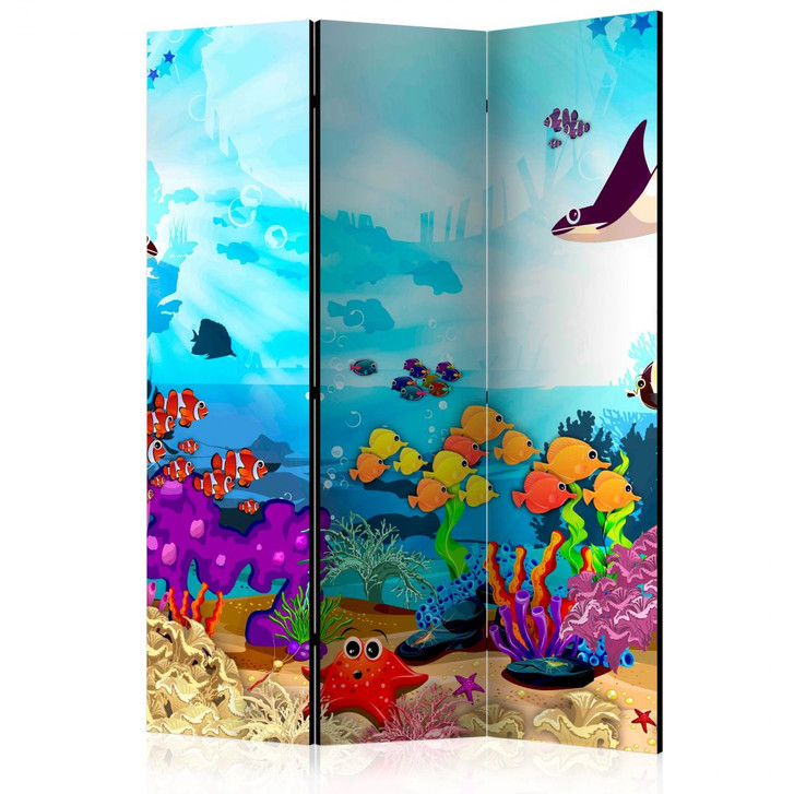Paravent, Raumteiler freistehend, Trennwand - Unterwasserspass - WA455597