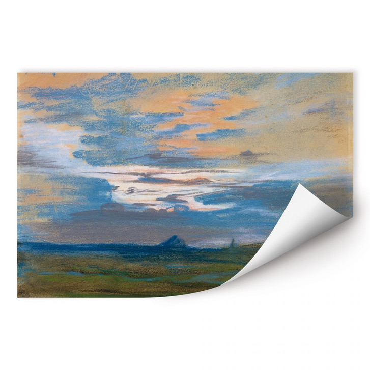 Wallprint Delacroix - Himmelsstudie bei Sonnenuntergang - WA183089